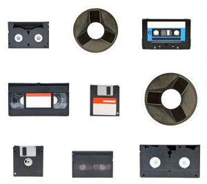 magnetic tape cassette vintage